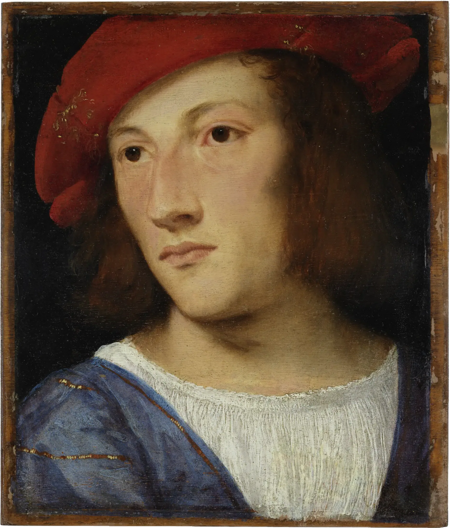 Porträt eines jungen Mannes. - Titian