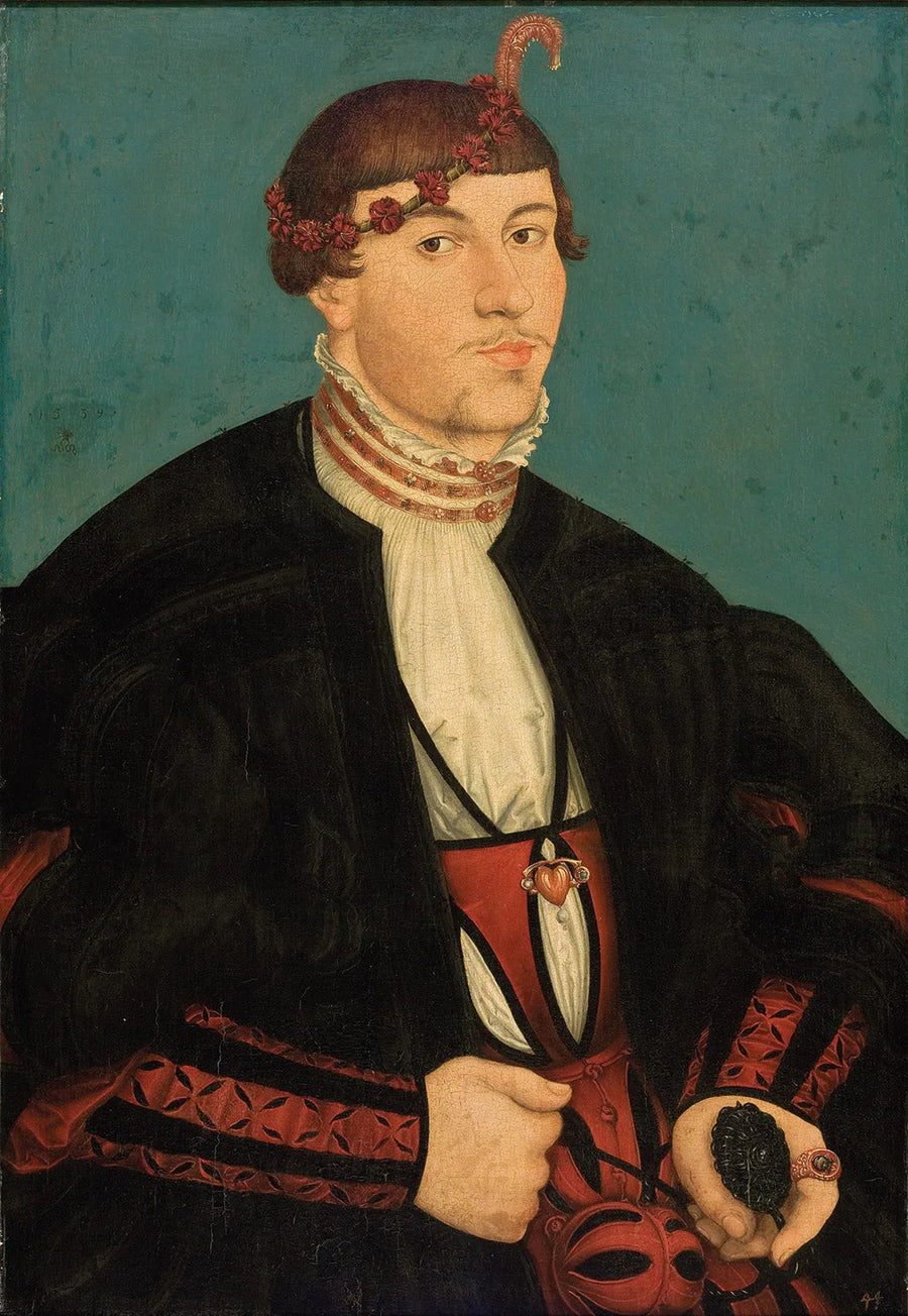 Porträt eines jungen Adligen aus der Familie Rava - Lucas Cranach der Ältere