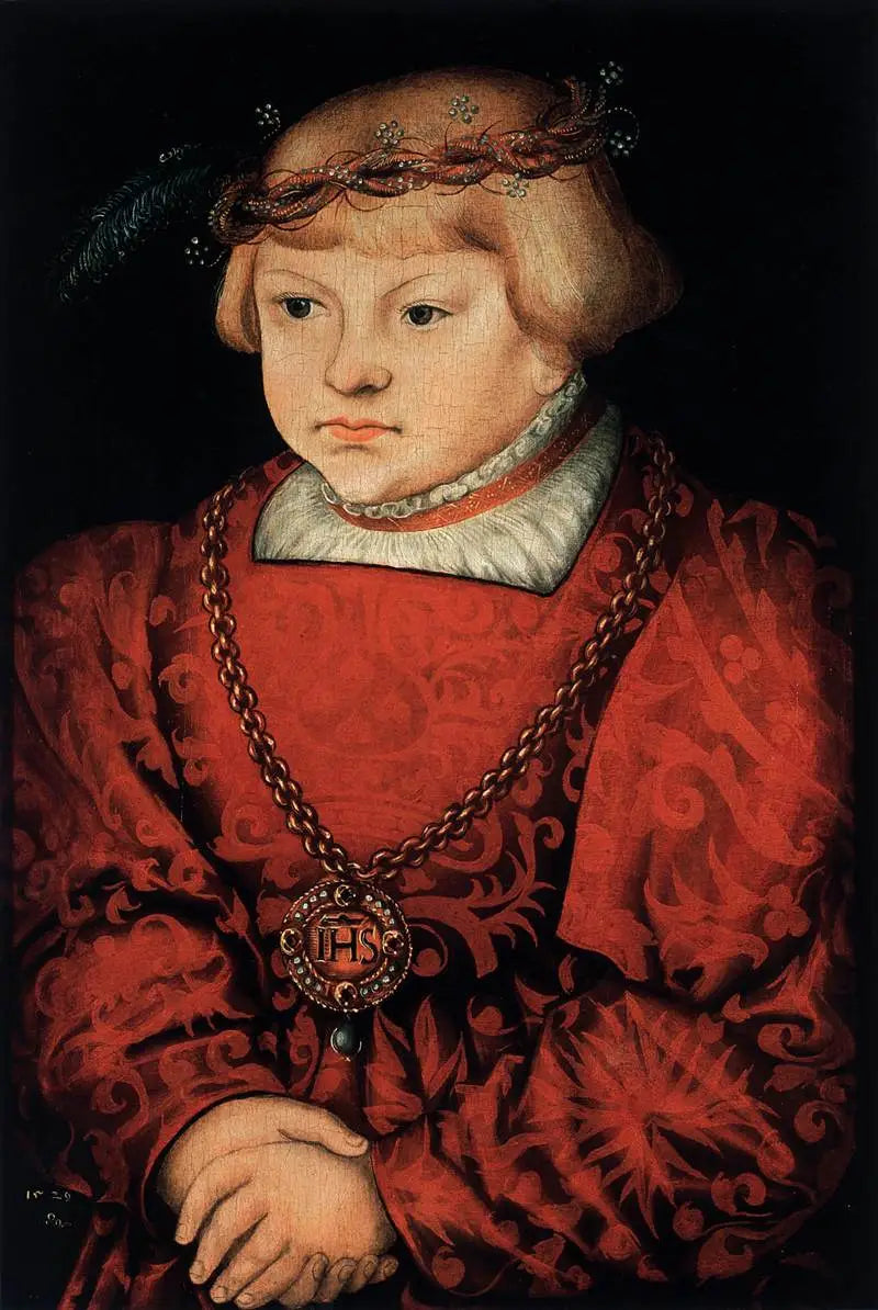 Porträt eines jungen Prinzen - Lucas Cranach der Ältere