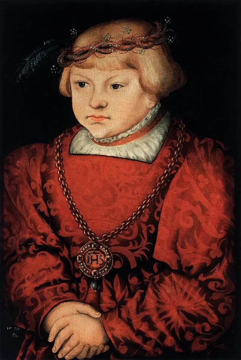 Porträt eines jungen Prinzen - Lucas Cranach der Ältere