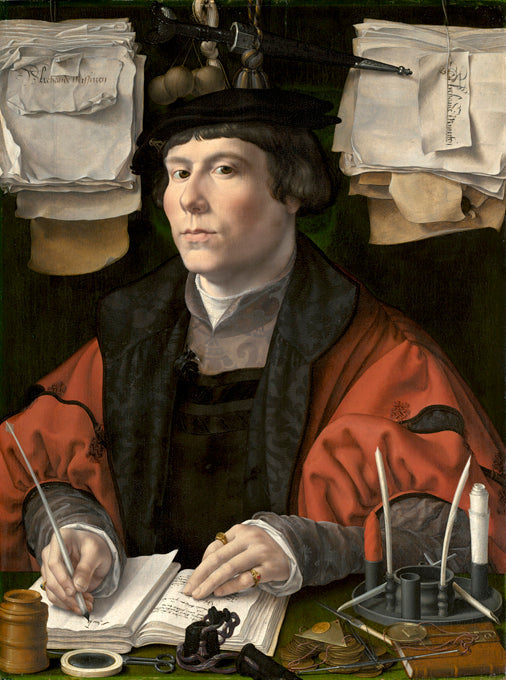 Porträt eines Händlers - Jan Gossaert