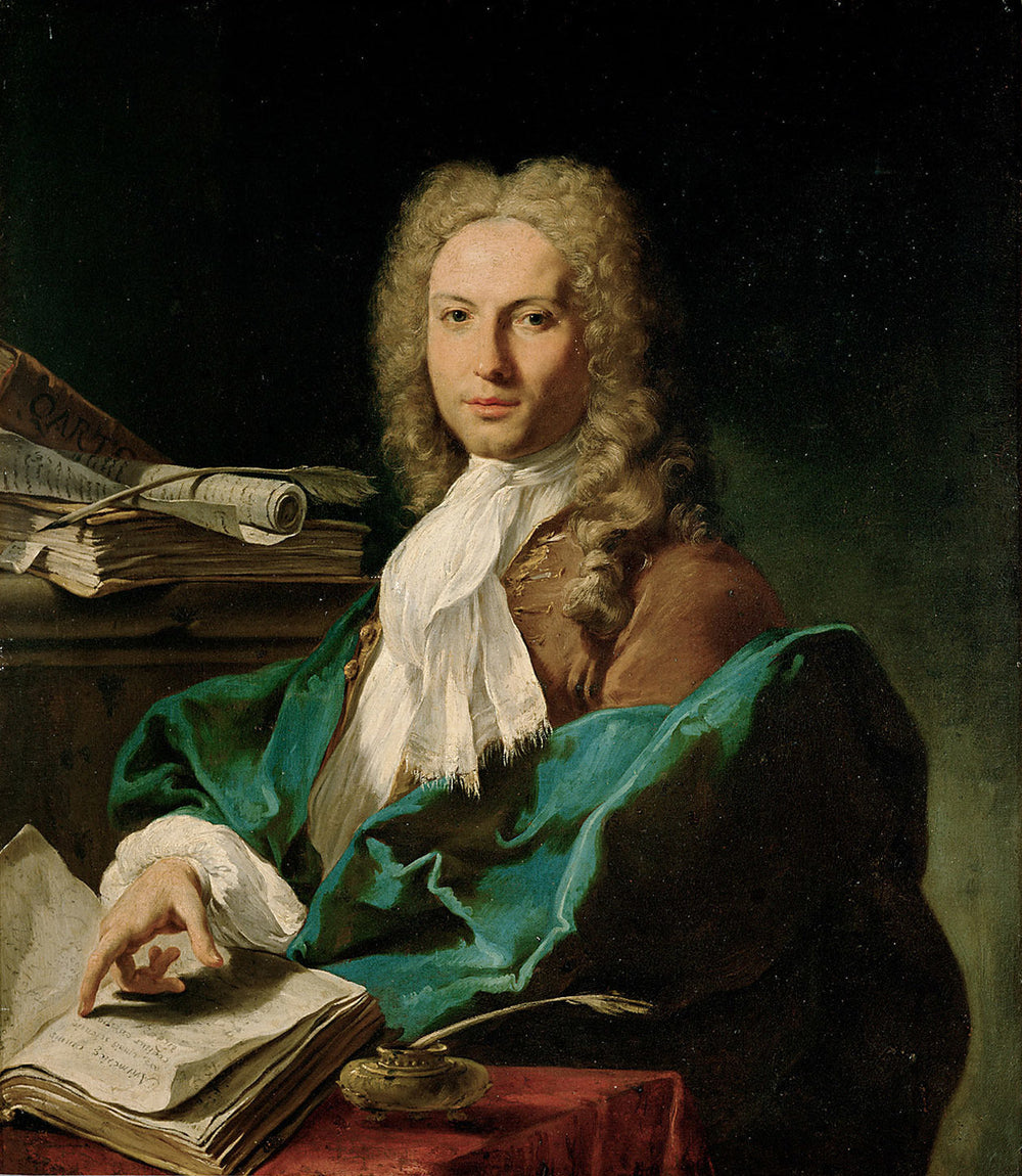 Portrait d'un mathématicien - Giovanni Battista Pittoni image 1 tableau peint à l’huile sur toile