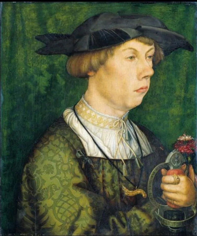 Portrait eines Familienmitglieds Weiss aus Augsburg - Hans Holbein der Ältere