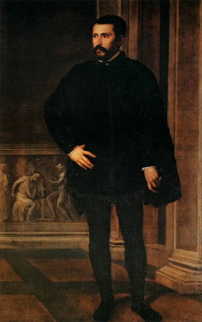 Portrait eines Mitglieds des Hauses Minerbetti - Titian