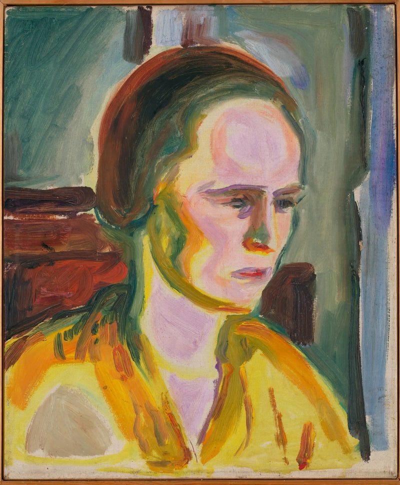 Porträt eines weiblichen Modells - Edvard Munch