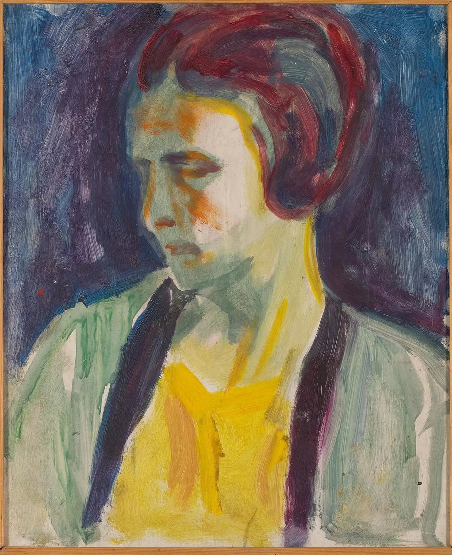 Porträt eines weiblichen Modells - Edvard Munch