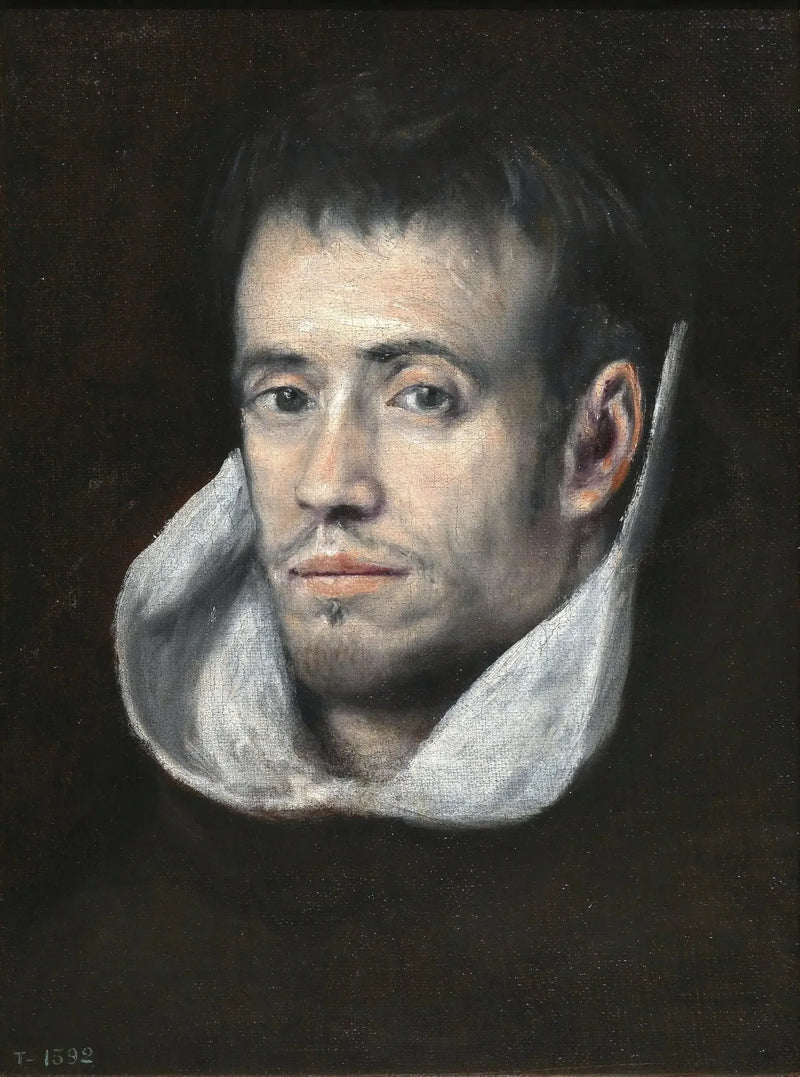 Porträt eines Mönchs - El Greco