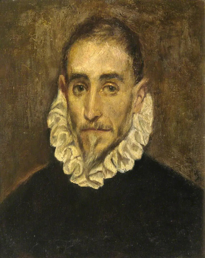 Porträt eines älteren Adligen - El Greco