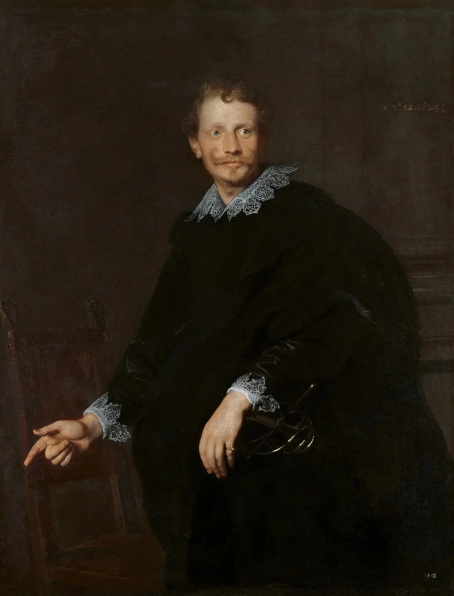 Portrait eines genuesischen Adligen, 1624 - Antoine van Dyck