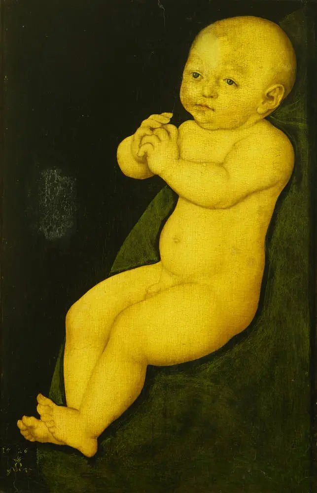 Porträt eines Säuglings - Lucas Cranach der Ältere