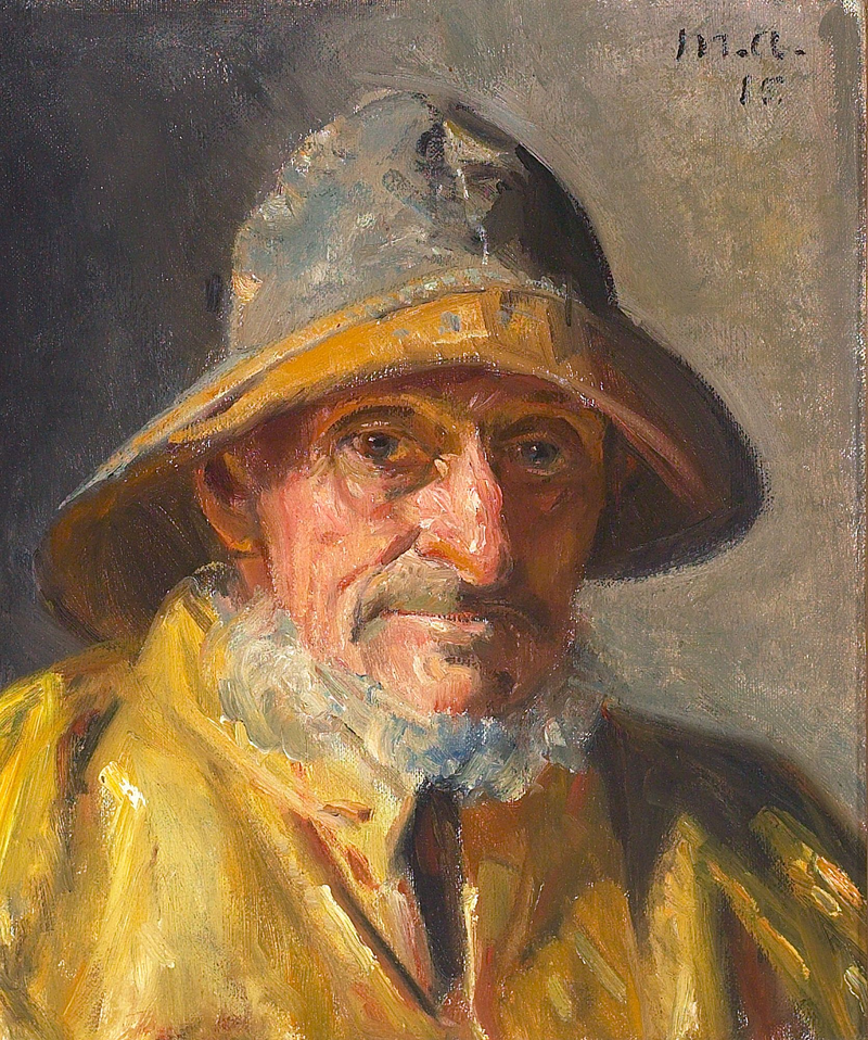 Porträt eines Fischers. (-15) - Michael Peter Ancher