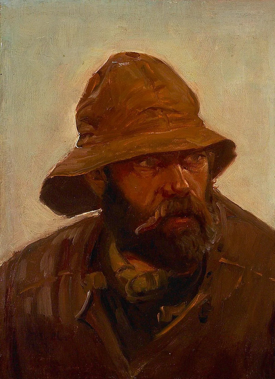 Porträt eines Fischers (1902). – Michael Peter Ancher