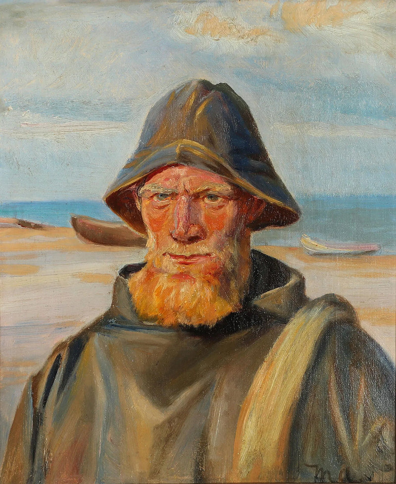 Porträt eines Fischers – Michael Peter Ancher