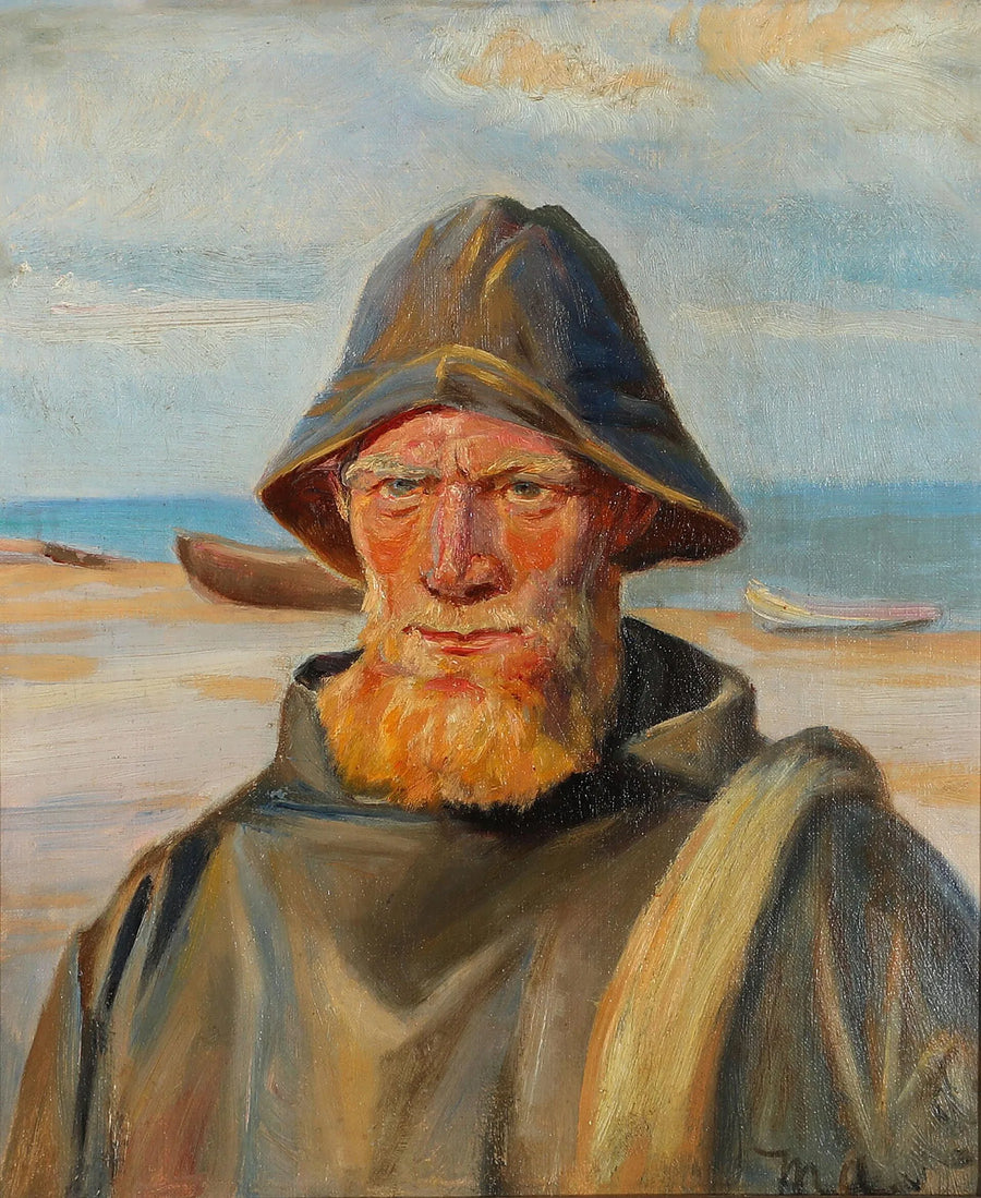 Porträt eines Fischers – Michael Peter Ancher