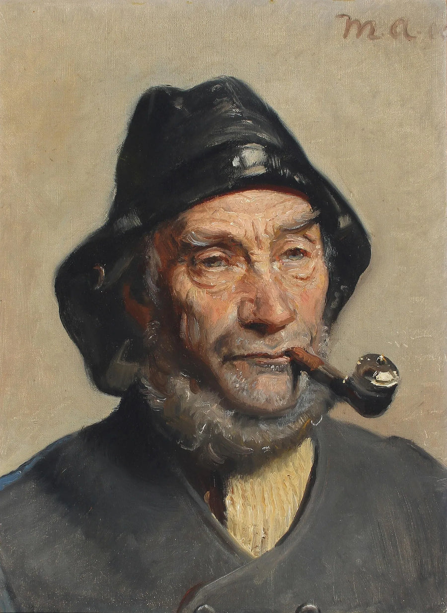 Porträt eines Fischers. – Michael Peter Ancher