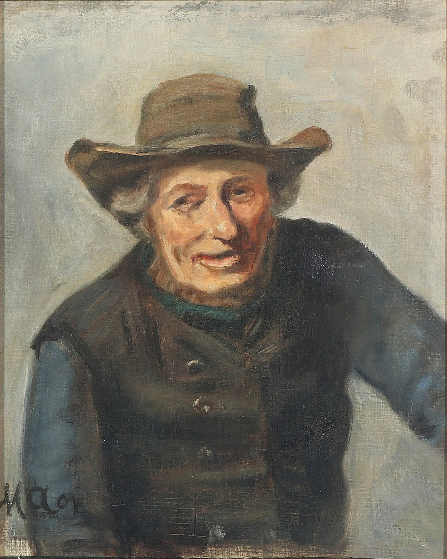 Porträt eines Fischers. – Michael Peter Ancher