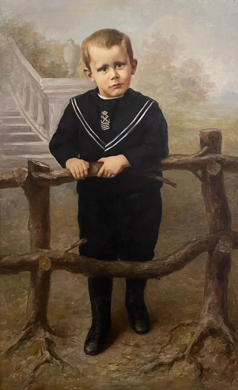 Porträt eines kleinen Jungen - Piet Mondrian