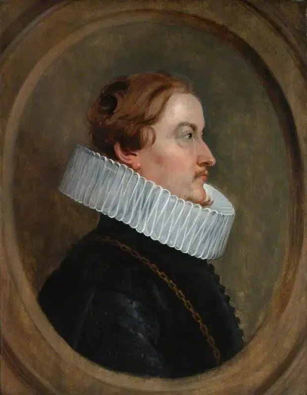 Porträt eines unbekannten « Schepen » (brüsseler Magistrat) - Antoine van Dyck