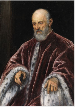 Porträt eines venezianischen Senators - Jacopo Tintoretto