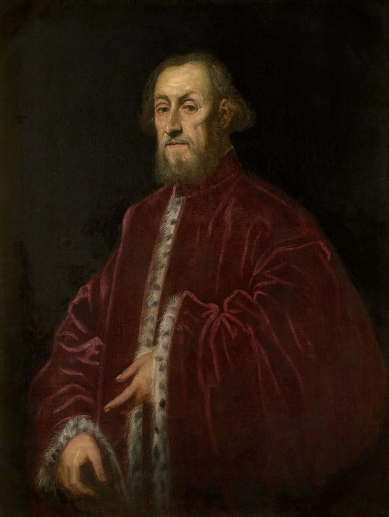 Porträt eines venezianischen Senators - Jacopo Tintoretto