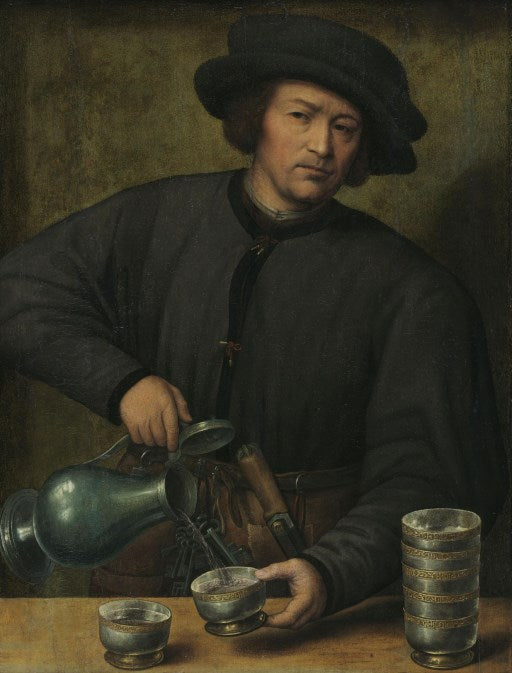 Porträt eines Weinfüllers - Joos van Cleve