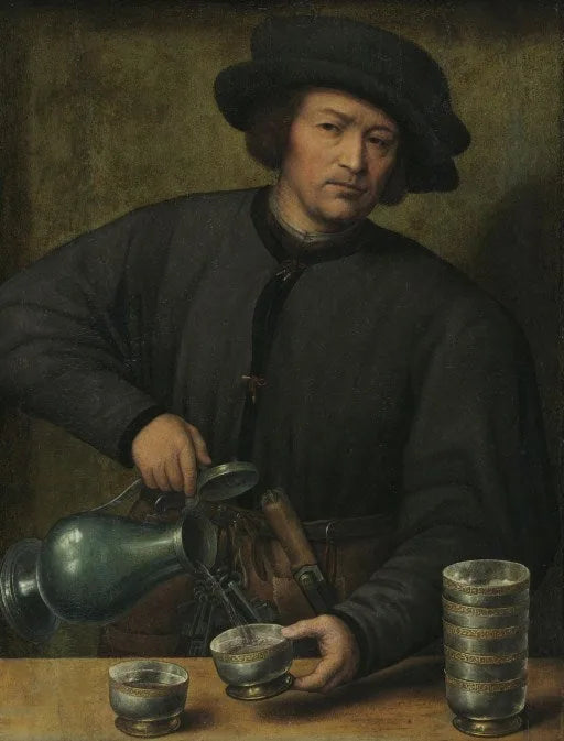 Porträt eines Weinfüllers - Joos van Cleve