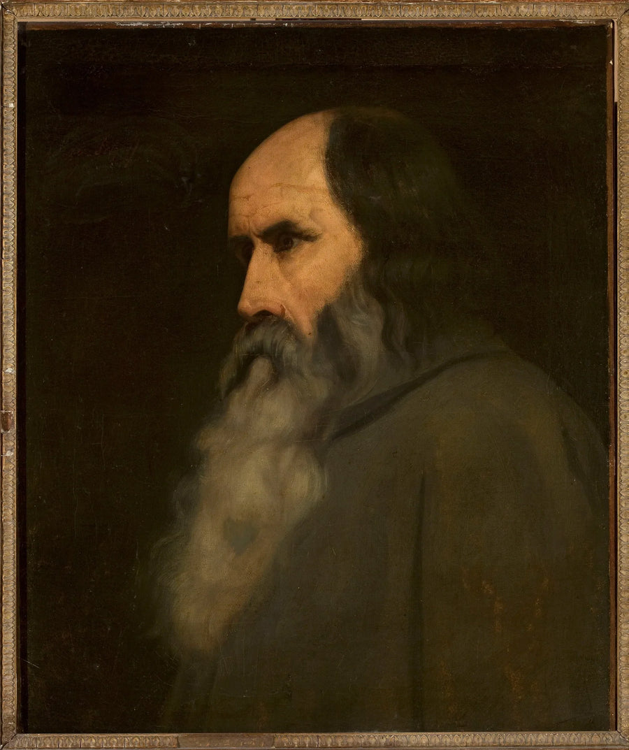 Porträt eines alten Mannes (Berthold Schwarz?) - Ary Scheffer