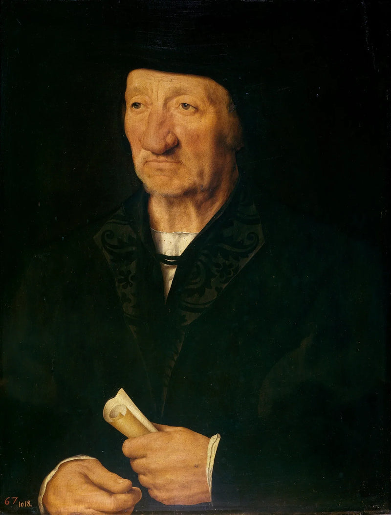 Porträt eines alten Mannes - Joos van Cleve