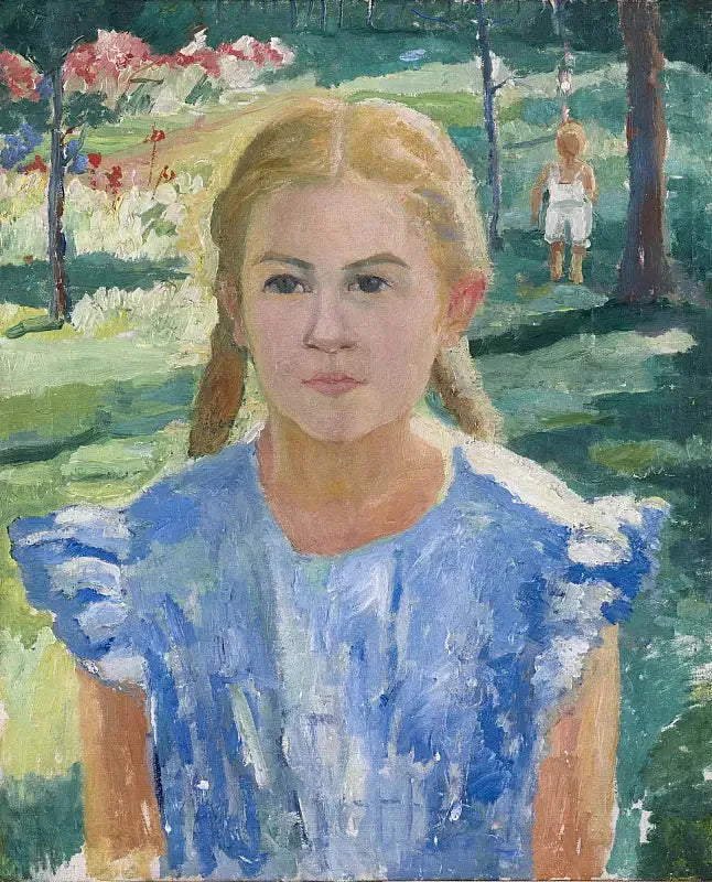 Portrait von Una - Kazimir Malevich