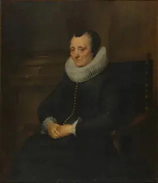 Porträt einer älteren Dame - Antoine van Dyck