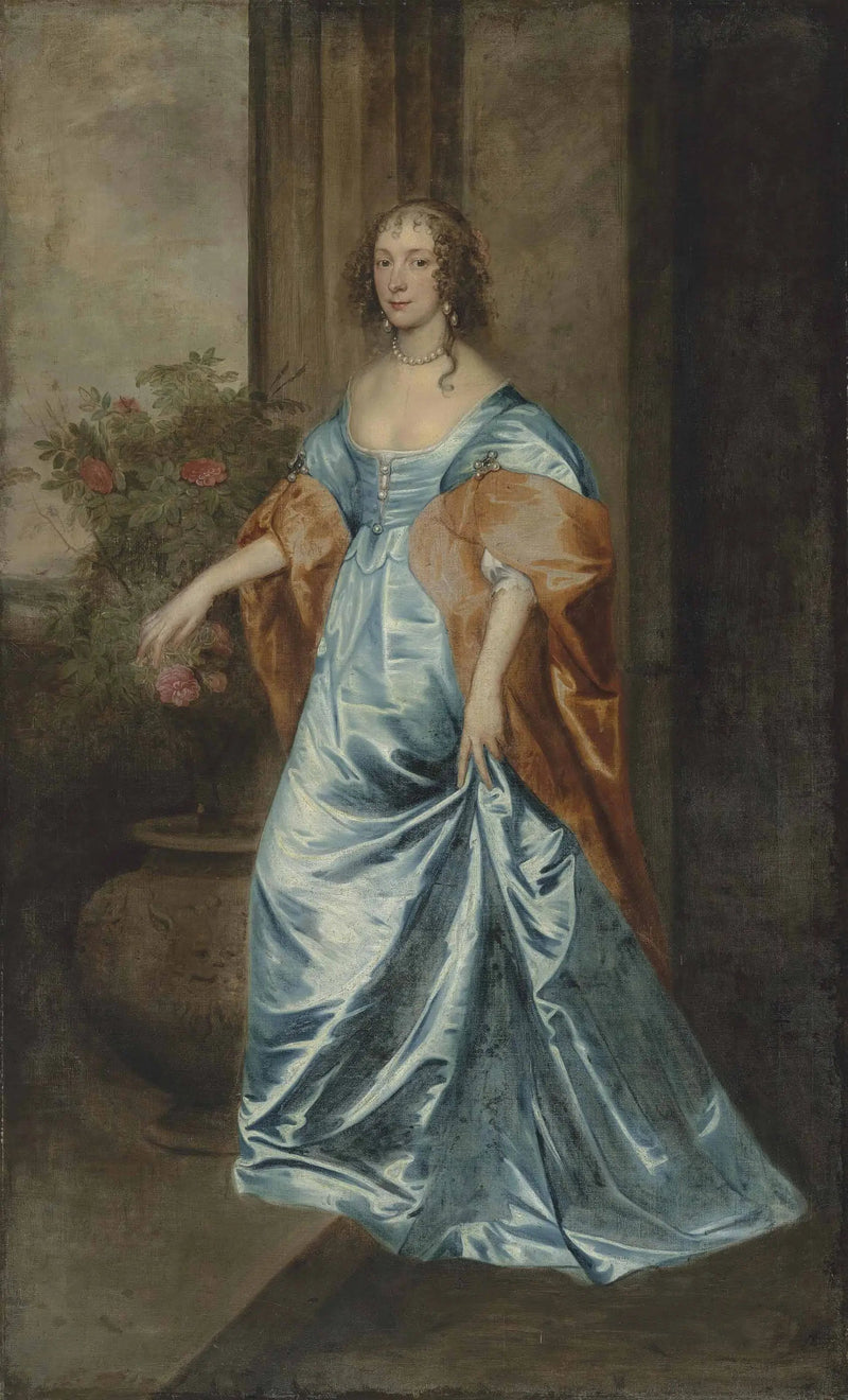 Portrait einer Dame - Antoine van Dyck