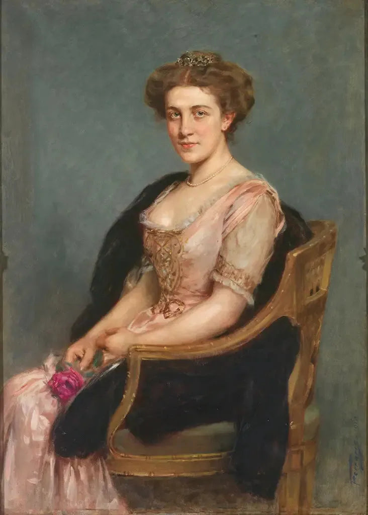 Portrait einer Dame - Artur Ferraris