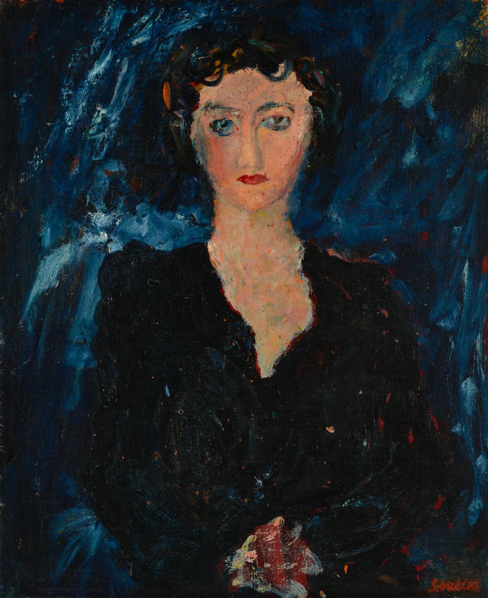 Portrait d'une dame - Chaïm Soutine image 1 reproduction artisanale de tableau