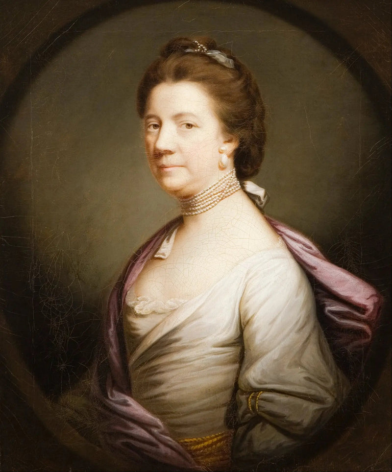 Portrait einer Dame in Weiß - Joshua Reynolds