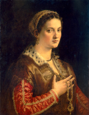Porträt einer Dame - Francesco Salviati