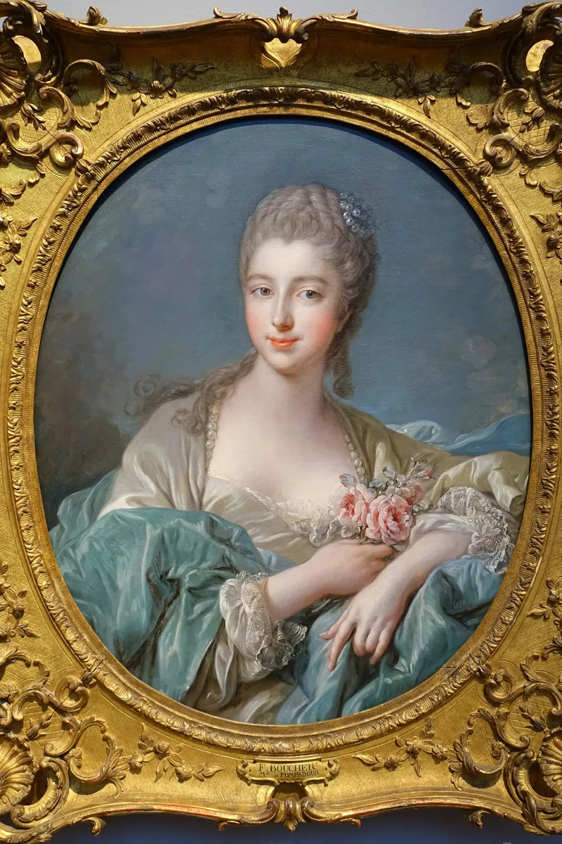 Portrait einer Dame - François Boucher