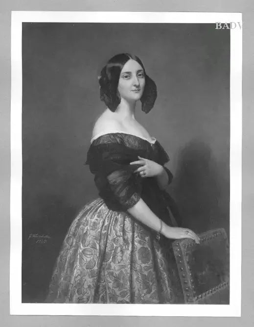 Porträt einer Dame - Franz Xaver Winterhalter