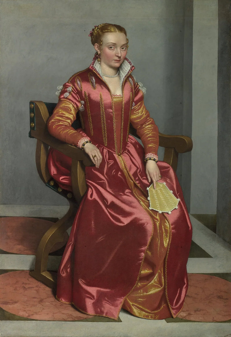 Porträt einer Dame - Giovanni Battista Moroni