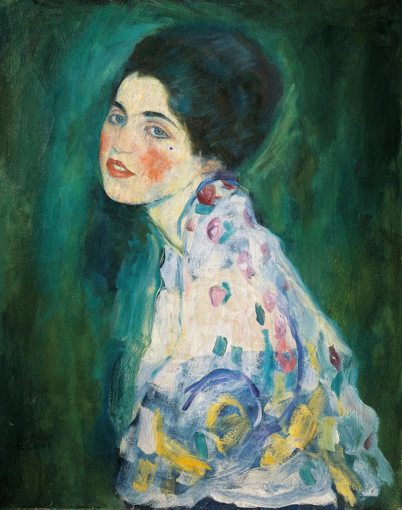 Porträt einer Dame - Gustav Klimt