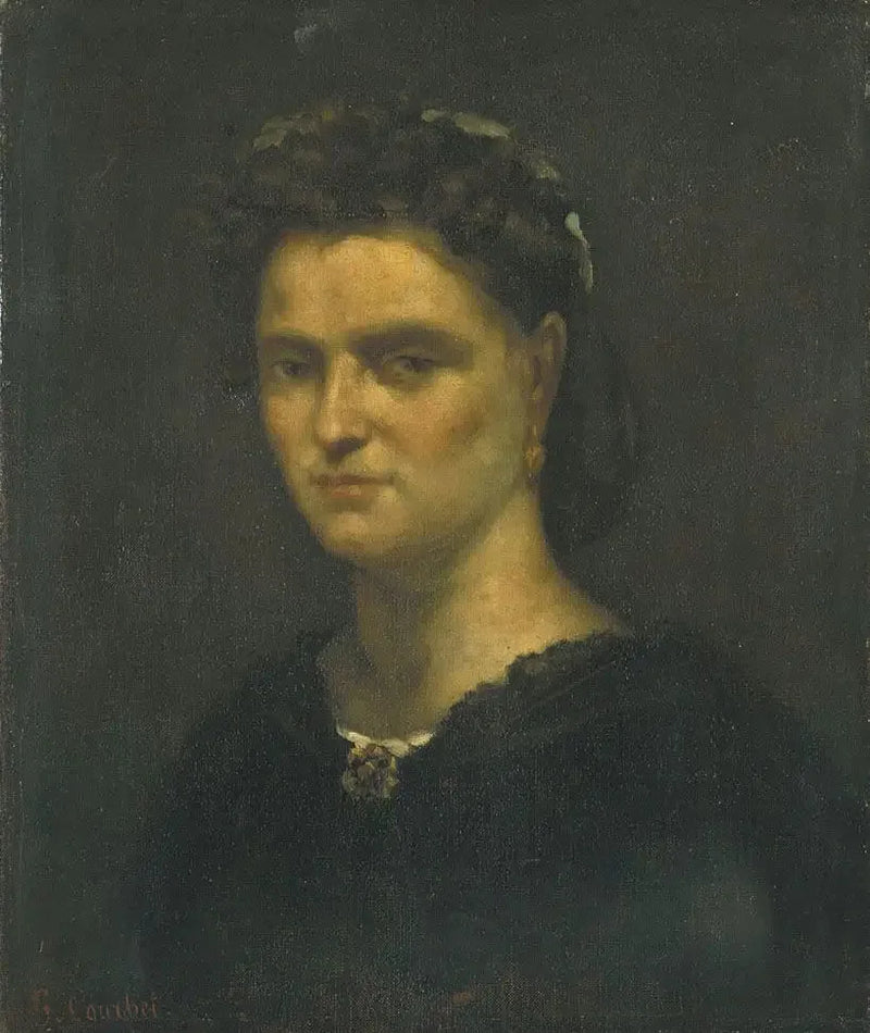 Porträt einer Dame - Gustave Courbet