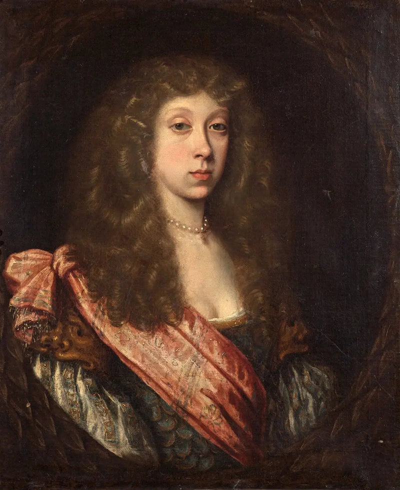 Porträt einer unbekannten Dame im Maskenkostüm - Pierre Mignard