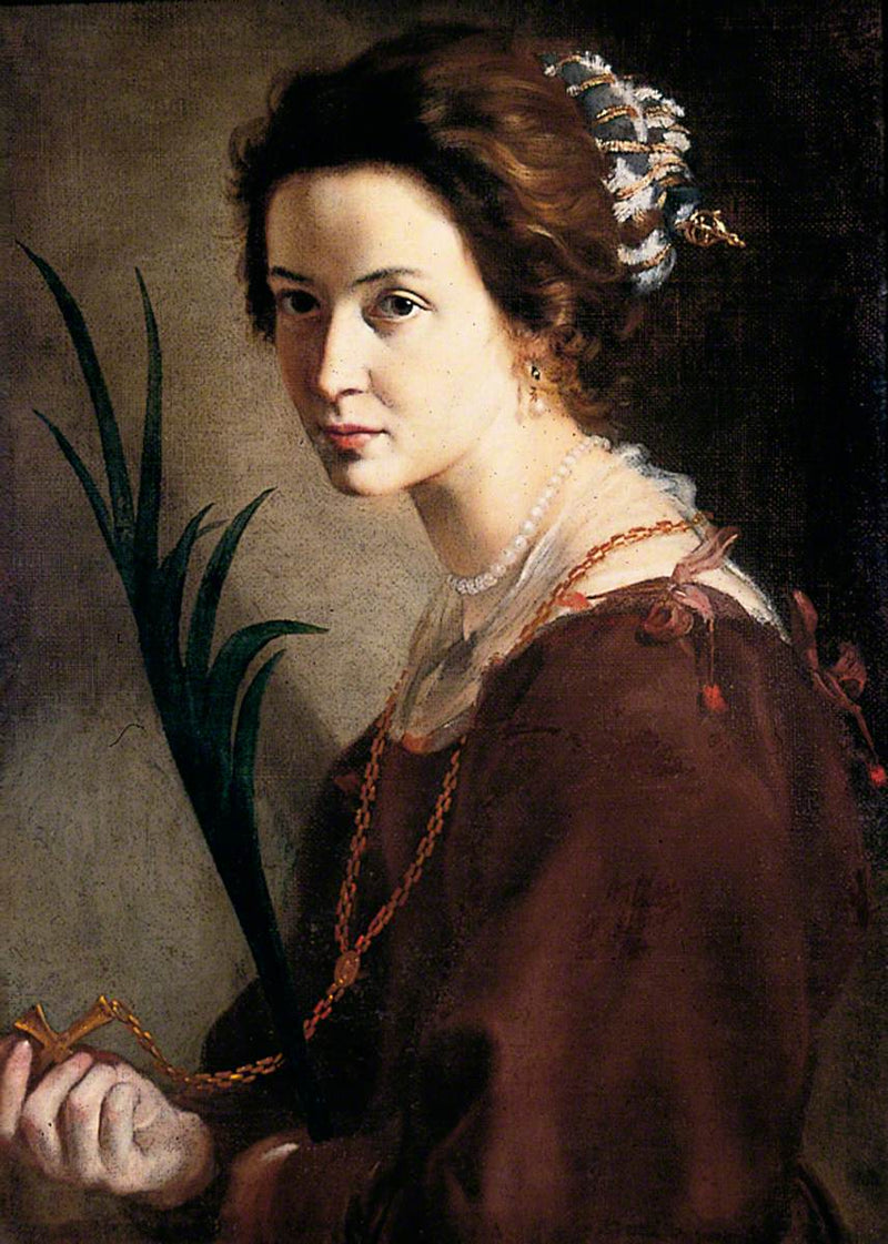 Portrait einer unbekannten Dame als heilige Elisabeth - Alonso Cano