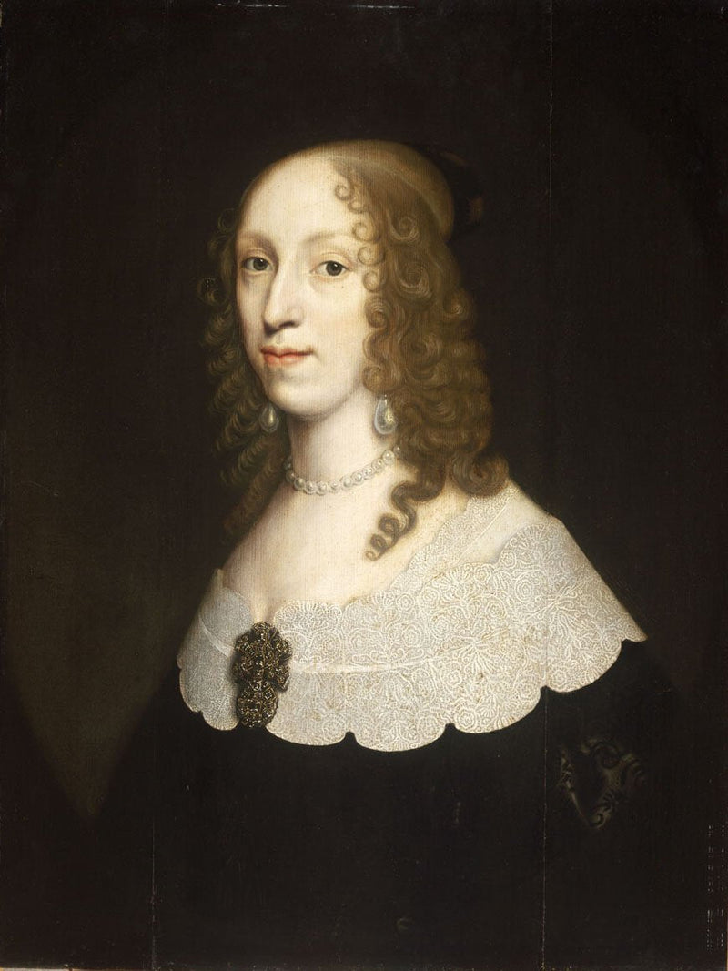 Porträt einer unbekannten Dame - Gerrit van Honthorst