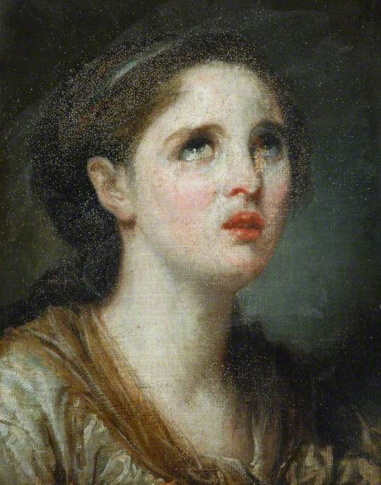 Porträt einer Dame - Jean-Baptiste Greuze