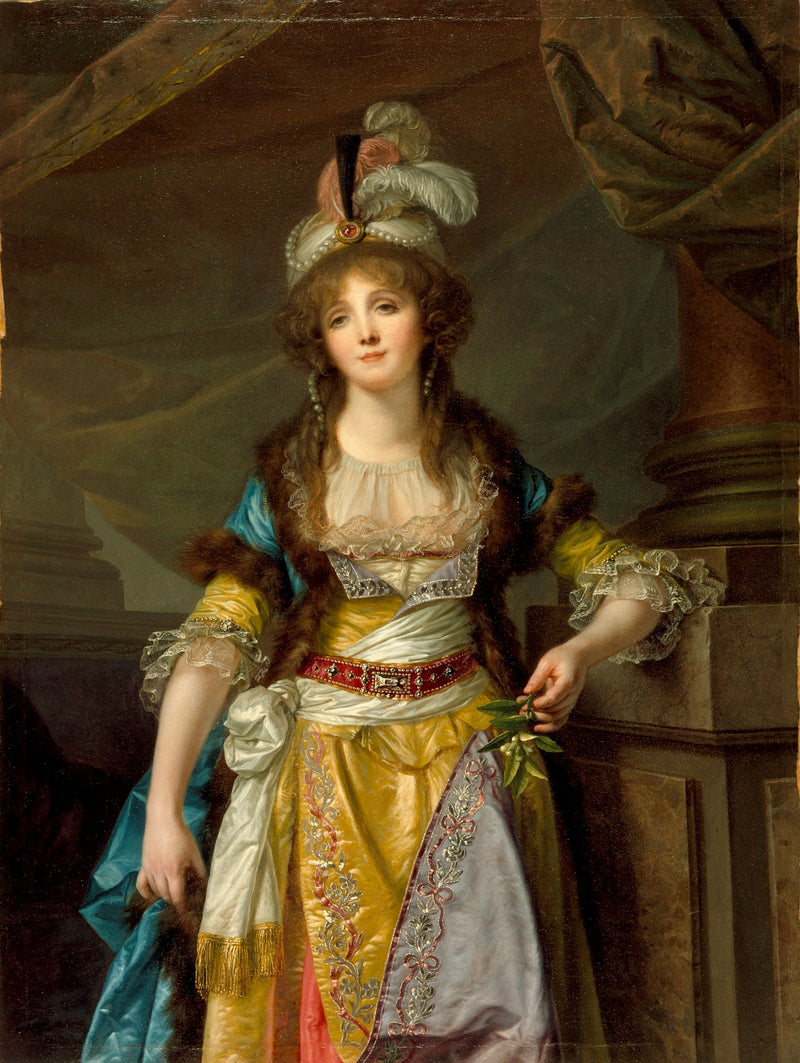 Porträt einer Dame - Jean-Baptiste Greuze