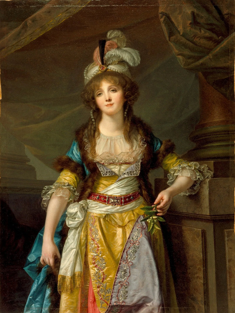 Porträt einer Dame - Jean-Baptiste Greuze