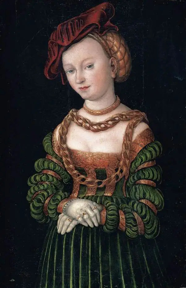Porträt einer Dame - Lucas Cranach der Ältere