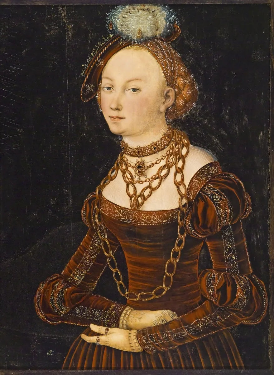 Porträt einer Dame - Lucas Cranach der Ältere