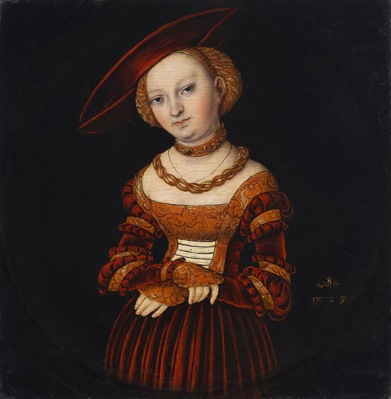 Porträt einer Dame - Lucas Cranach der Ältere