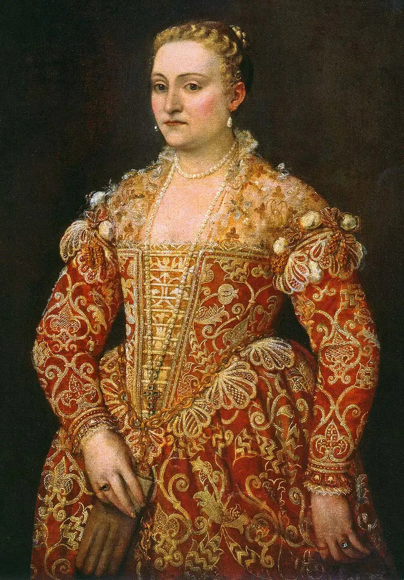 Portrait d'une dame - Paul Véronèse image 1 copie peinte à la main à l’huile